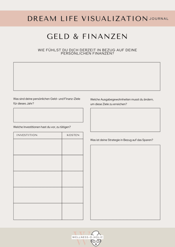 Dream Life Visualization Workbook